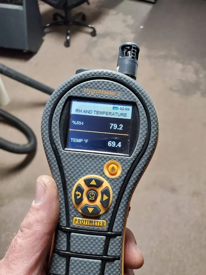 Moisture meter humidity assessment for Fire & Smoke Damage Restoration in Hoboken